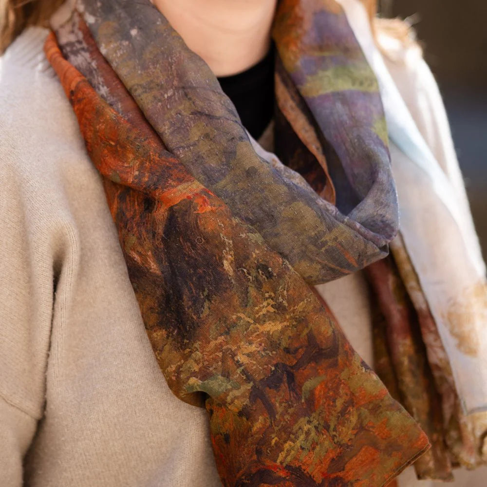 Old Masters Among the Kauris Scarf