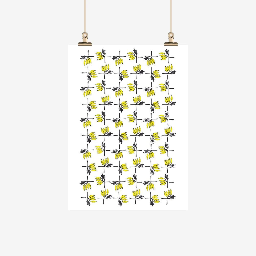 Kowhai Weave Tea Towel