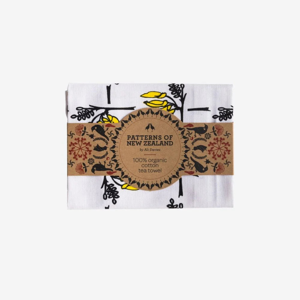 Kowhai Weave Tea Towel