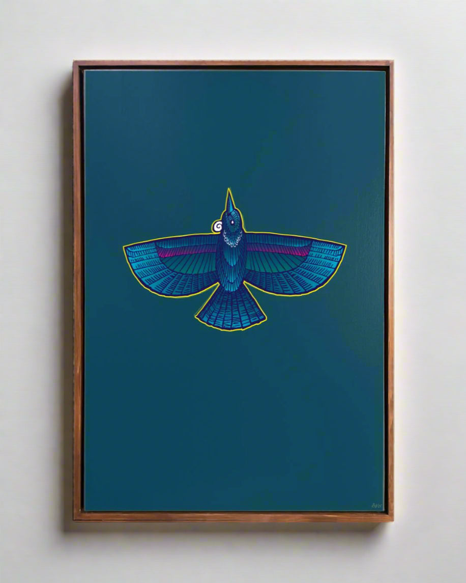 Nga Tamariki - Tūī - Original Painting