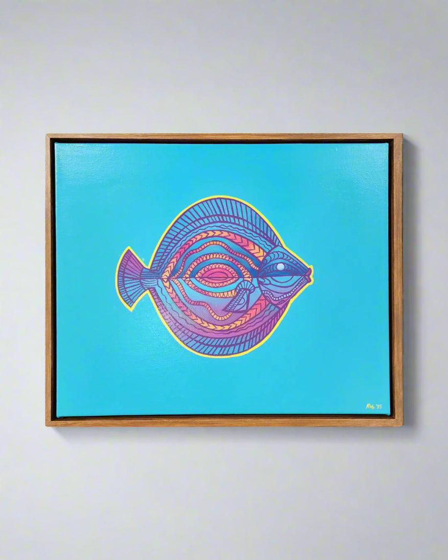 Nga Tamariki - Pātiki - Original Painting
