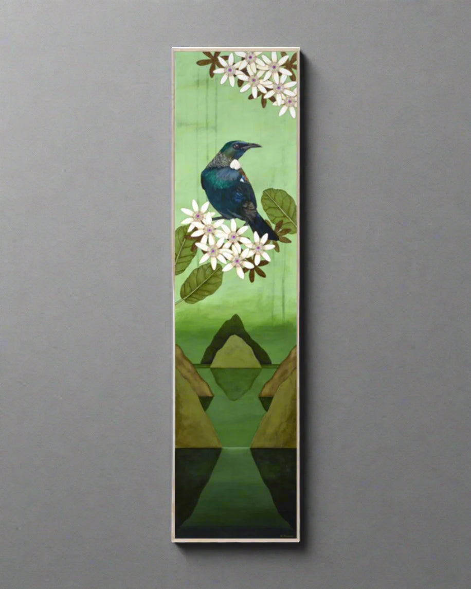 Box Frame - Tui in the Sky Flowers