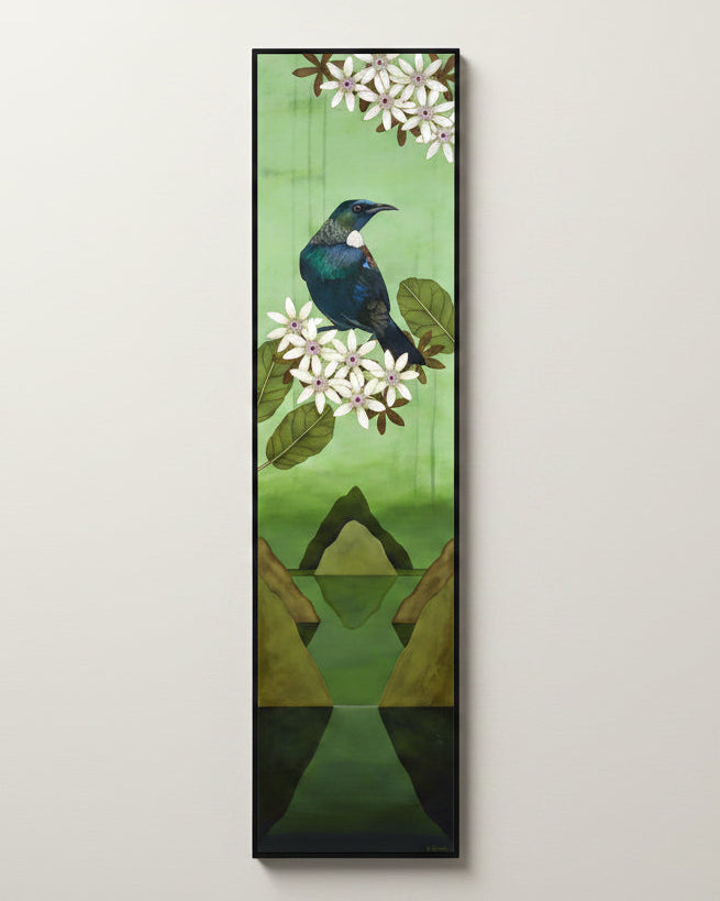 Box Frame - Tui in the Sky Flowers