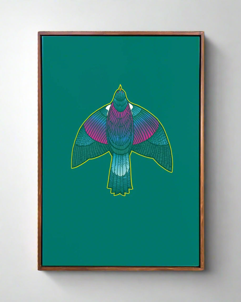 Nga Tamariki - Kererū - Original Painting