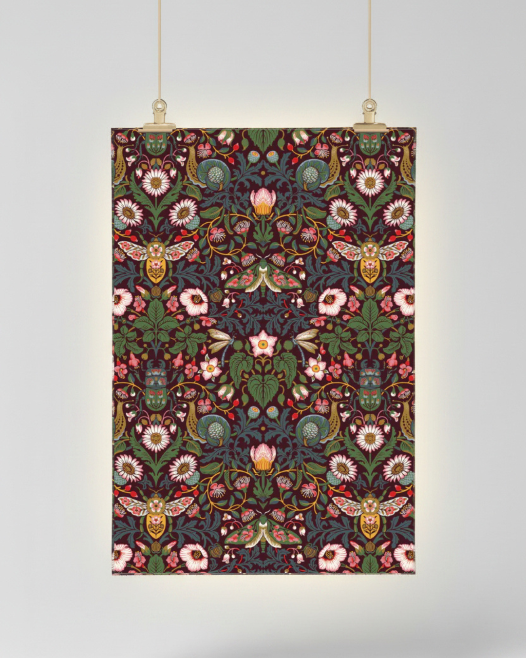 Tanya Wolfcamp Damask Tea Towel