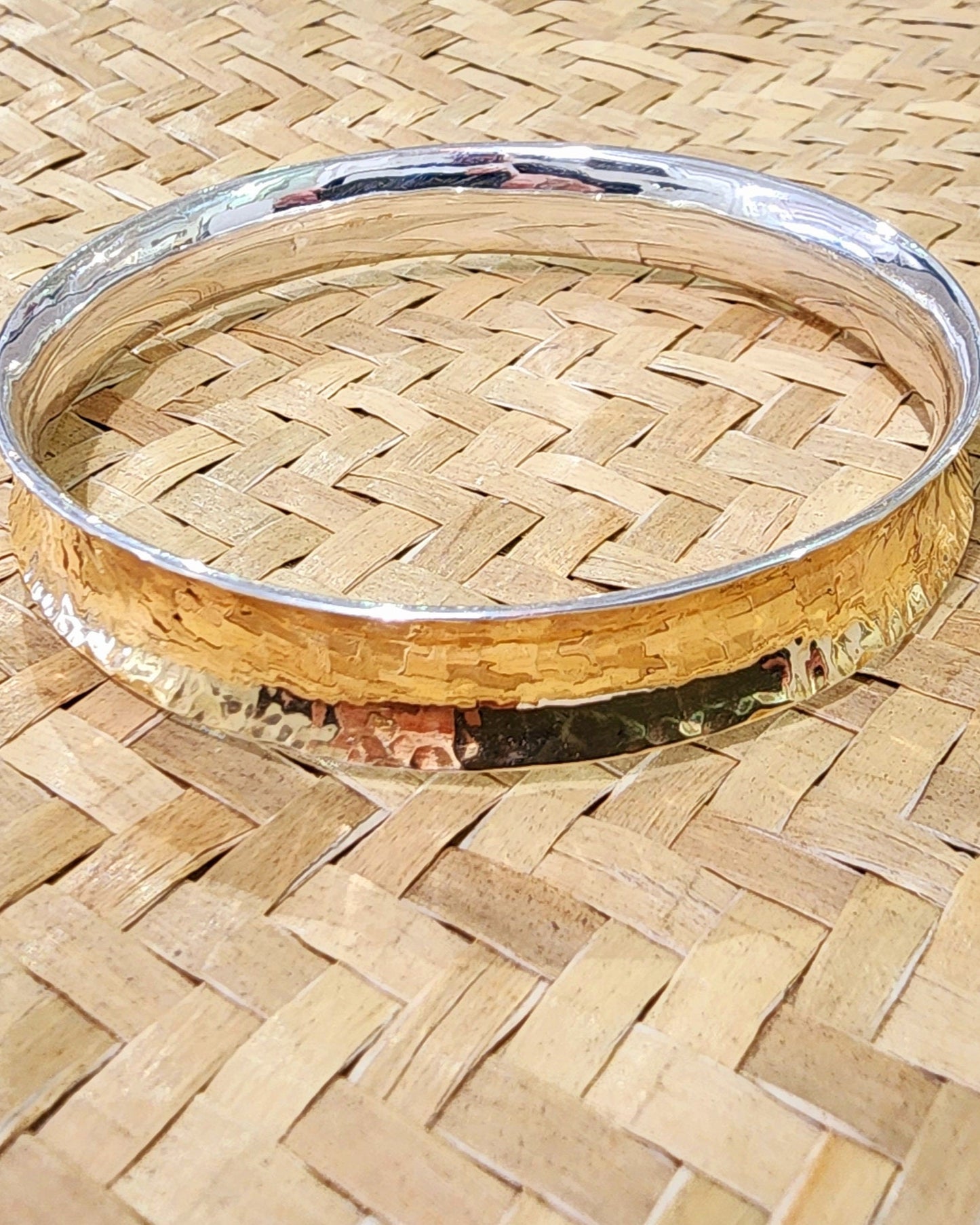 Anticlastic Gold Bangle