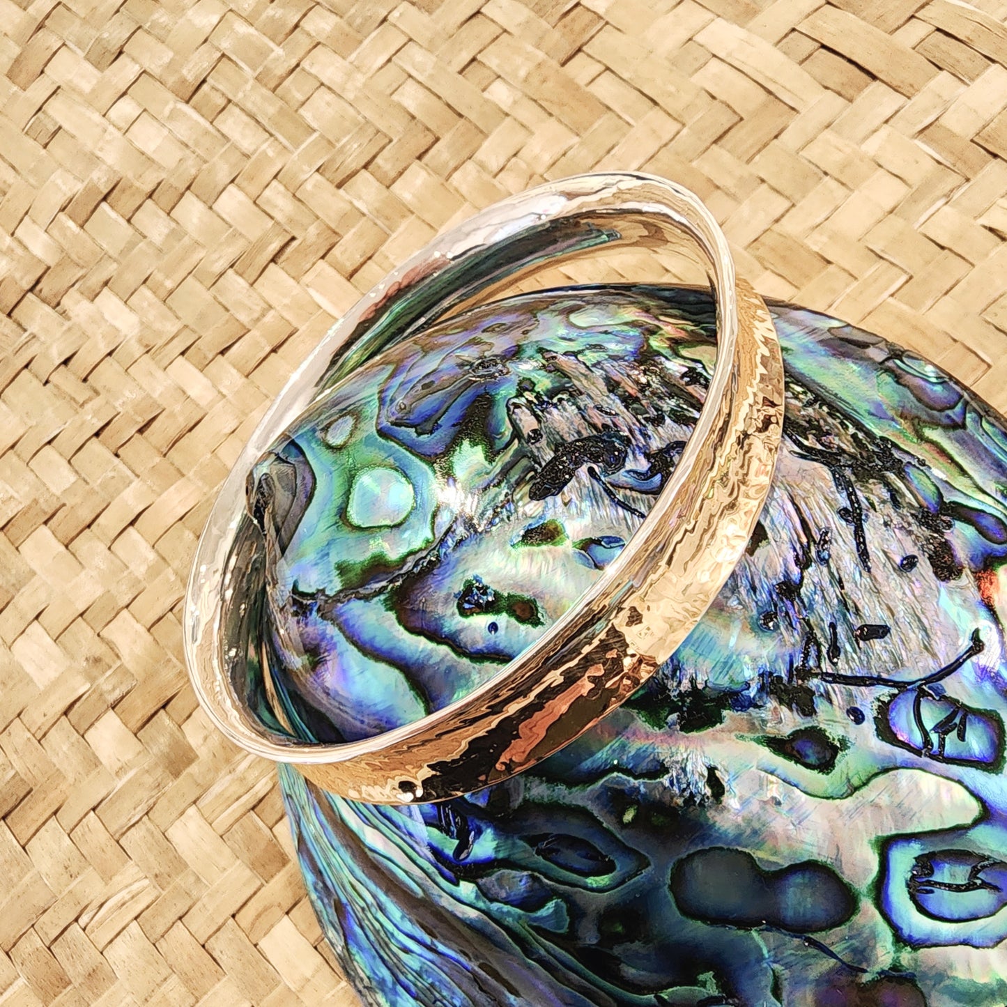 Anticlastic Gold Bangle