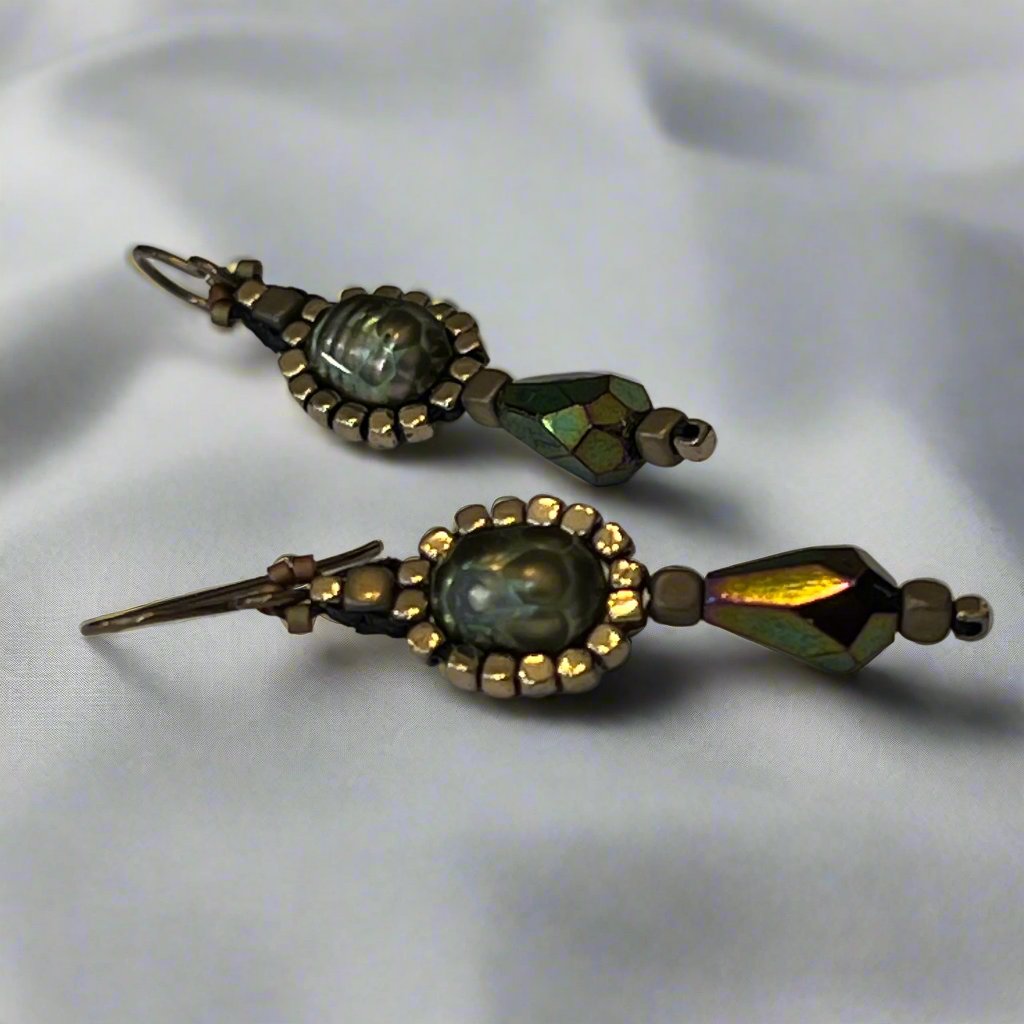 Dragon's Egg Drop Earrings