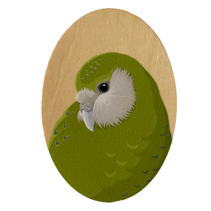 Oval Bird Magnets
