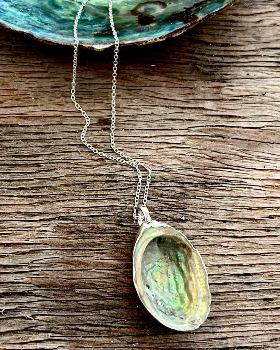 Large Paua Shell Necklace