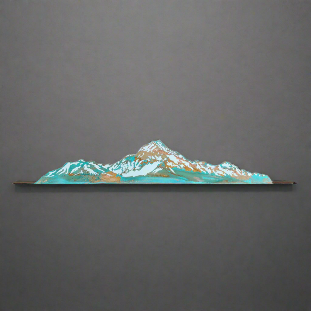 Aoraki Mt Cook Winter Stencil