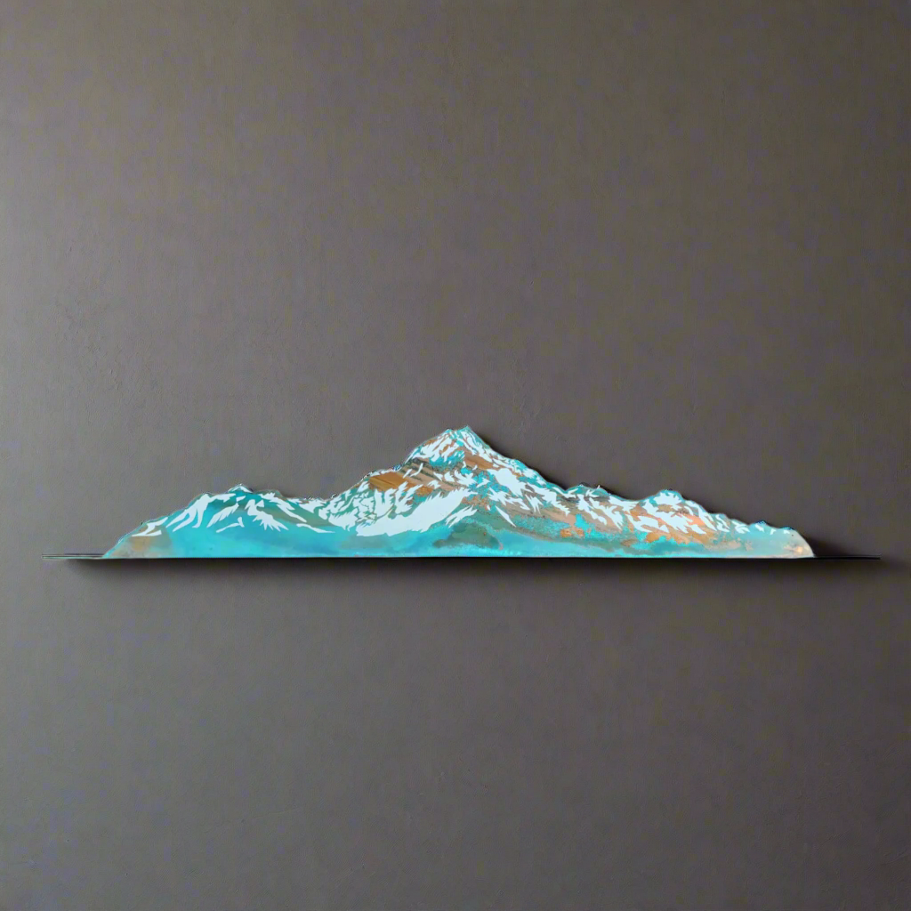 Aoraki Mt Cook Winter Stencil