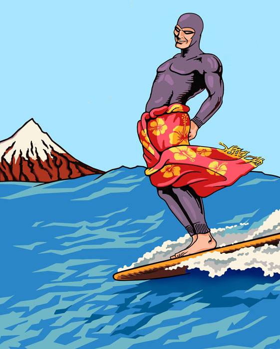Ghost Who Surfs