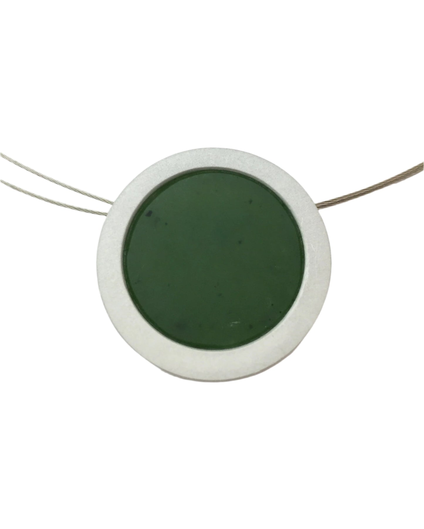 Round Greenstone Necklace