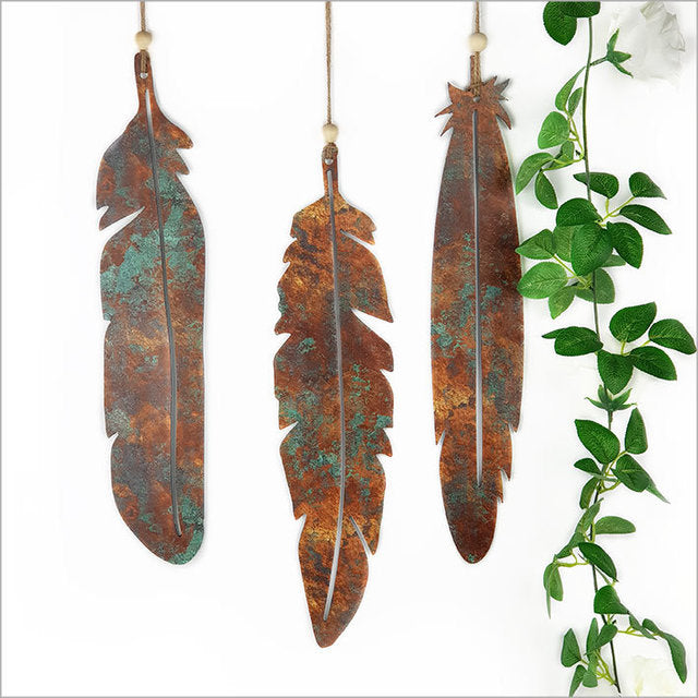 Copper Feather Set