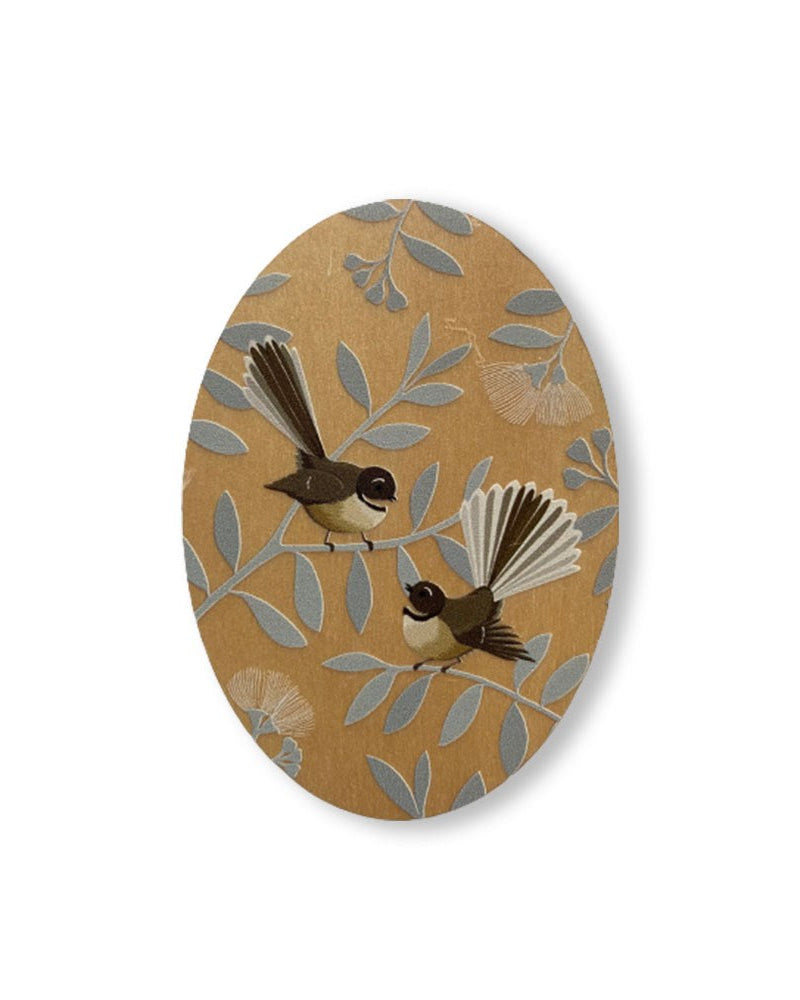 Oval Bird Magnets