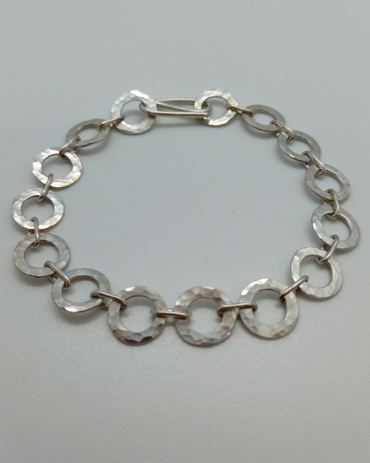 Dented Circle Bracelet