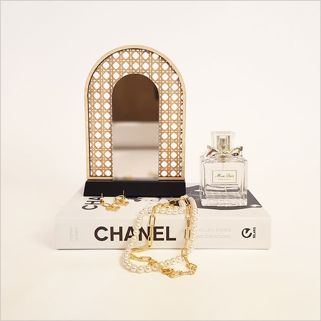 Art Deco earring stand with Mirror