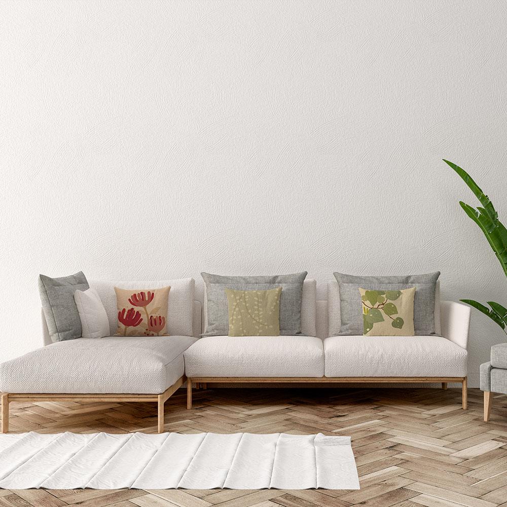 Raw Botanical Cushions