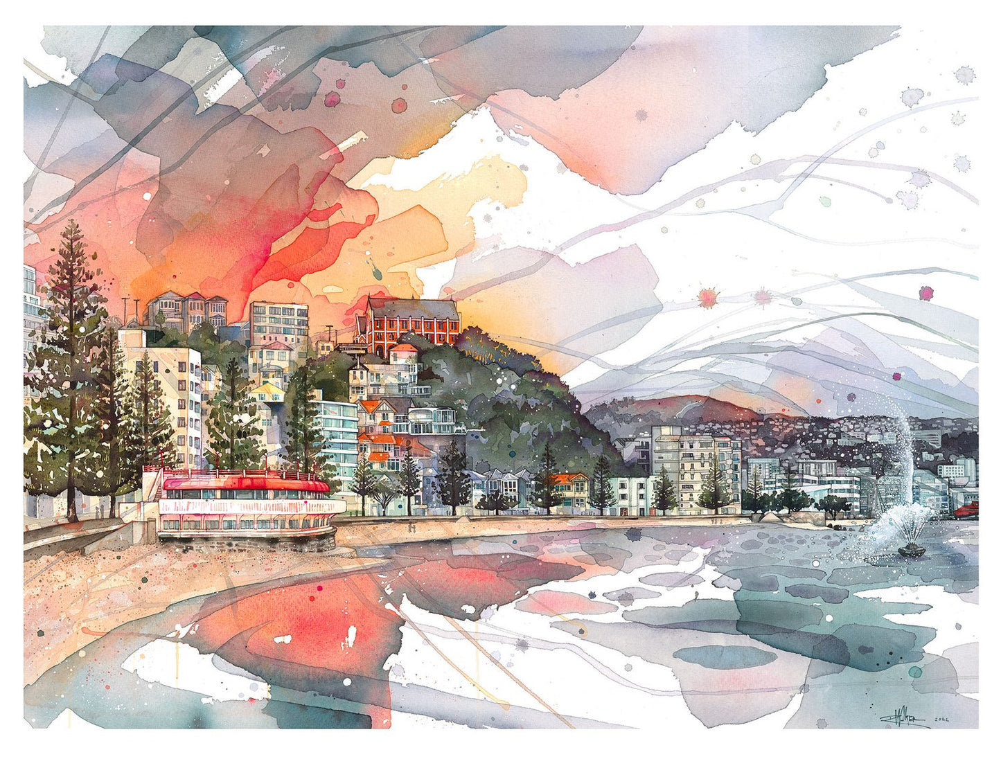 Oriental Bay Sunset