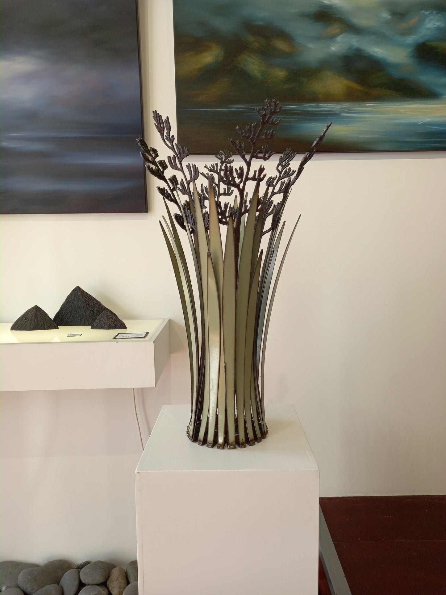 Flax Vessel Sculpture