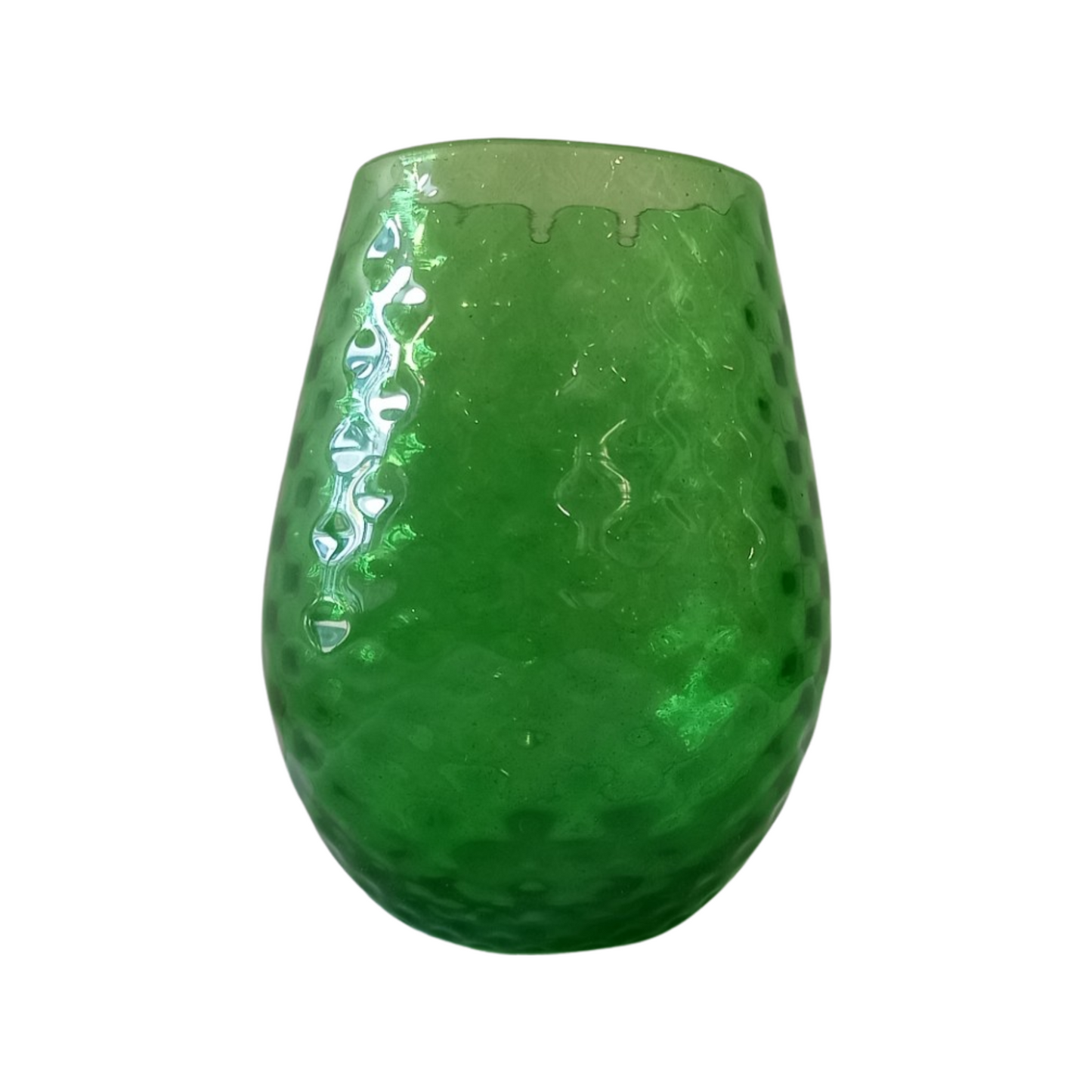 Stemless Dimpled Wine Glass