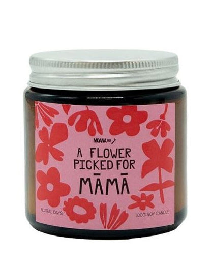 A Flower Picked For Māmā - Soy Candle