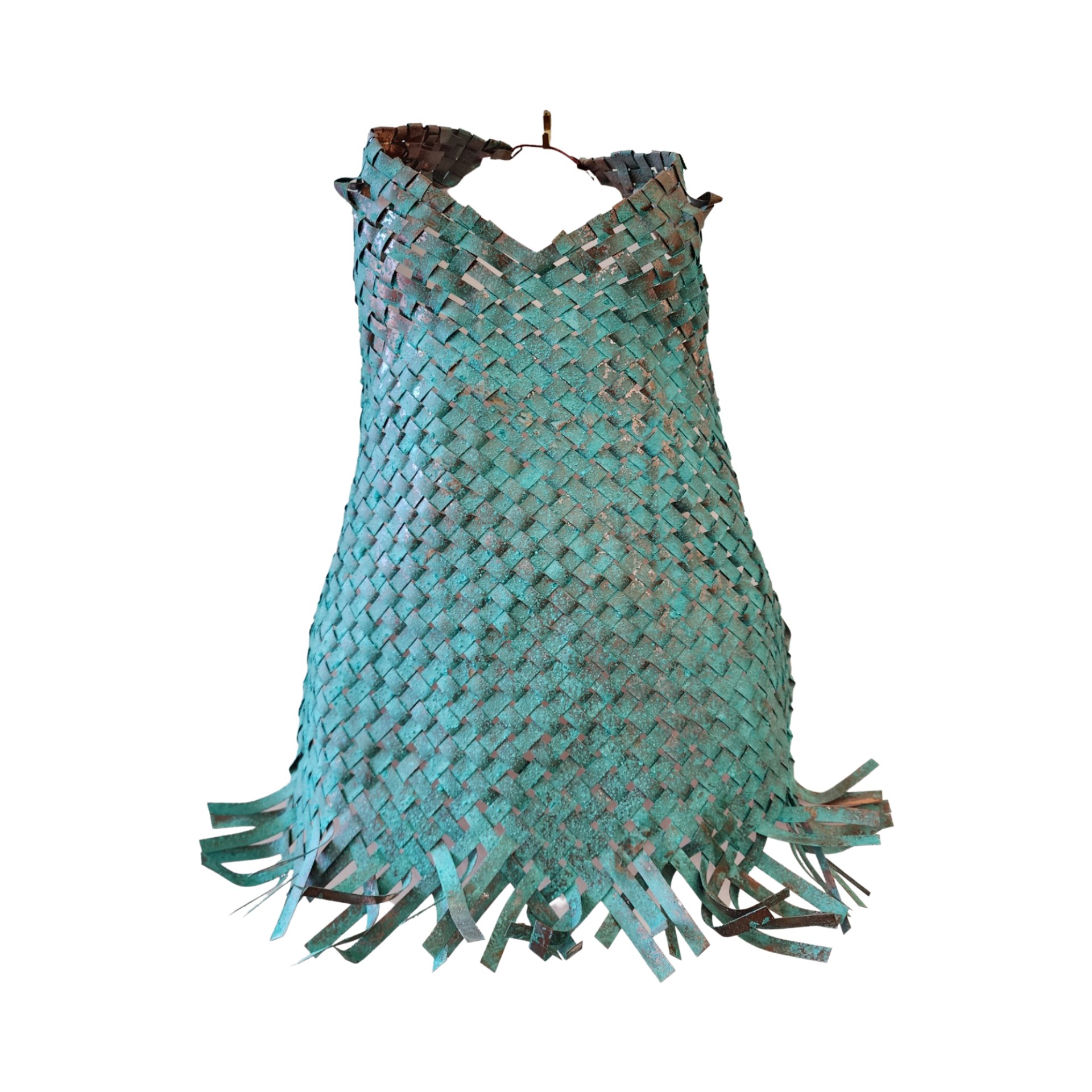 Woven Copper Bodice with patina