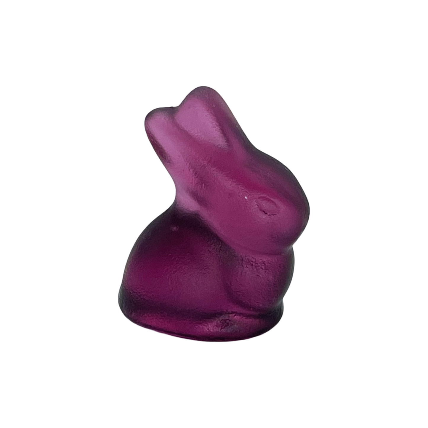 Exciting coloured cast glass bunnies