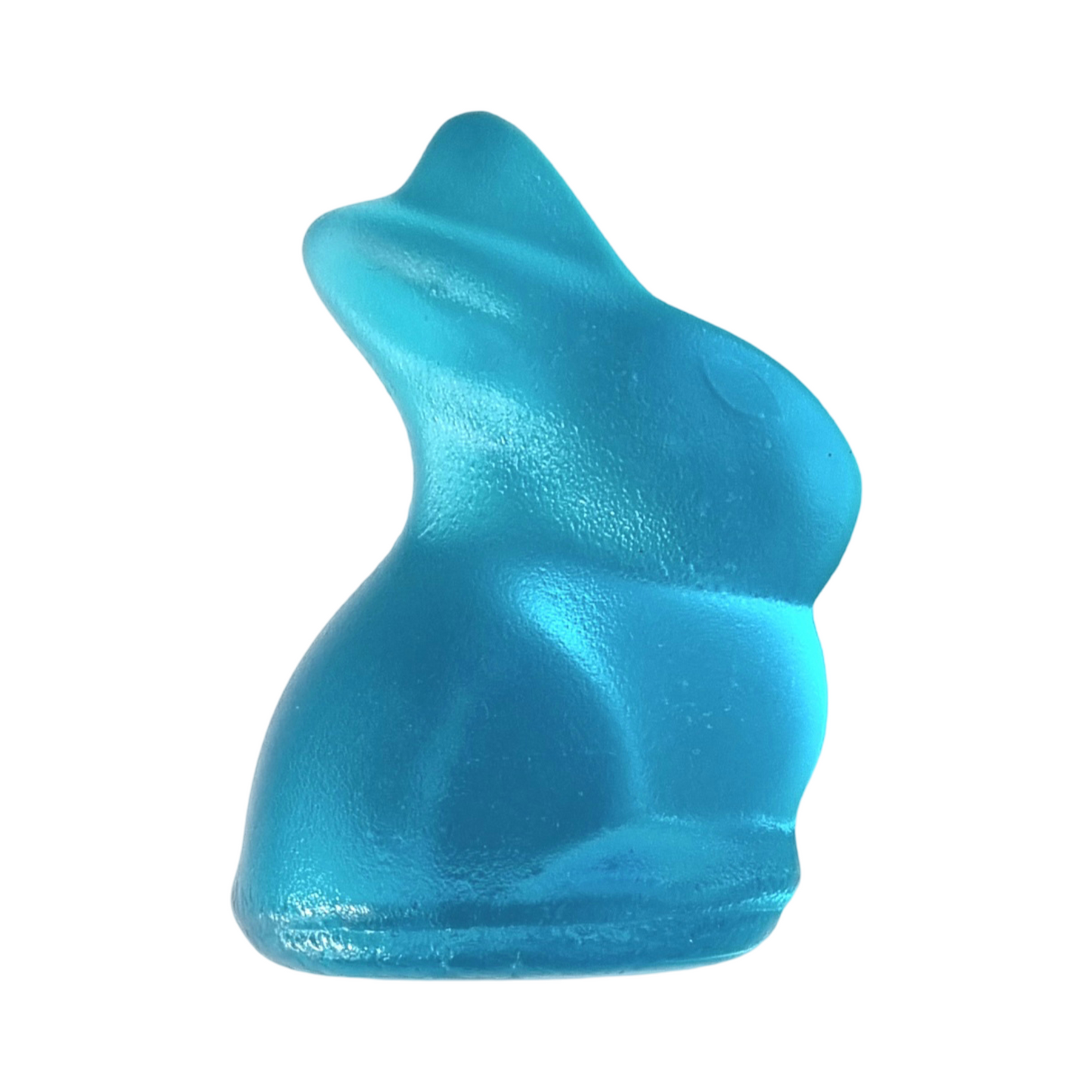 Exciting coloured cast glass bunnies
