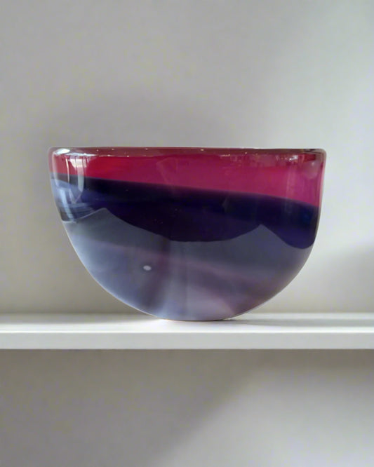 Amethyst Swirl Bowl