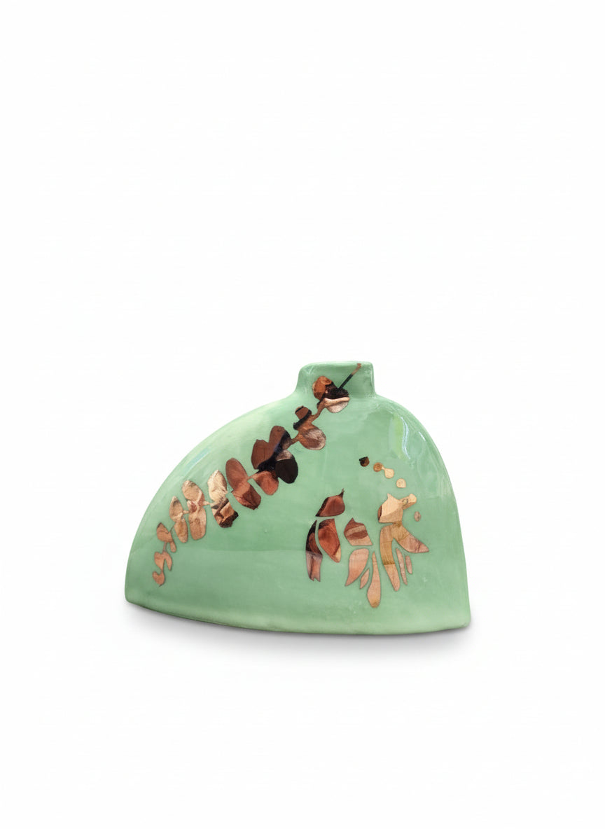 Kowhai Small Triangle Vase