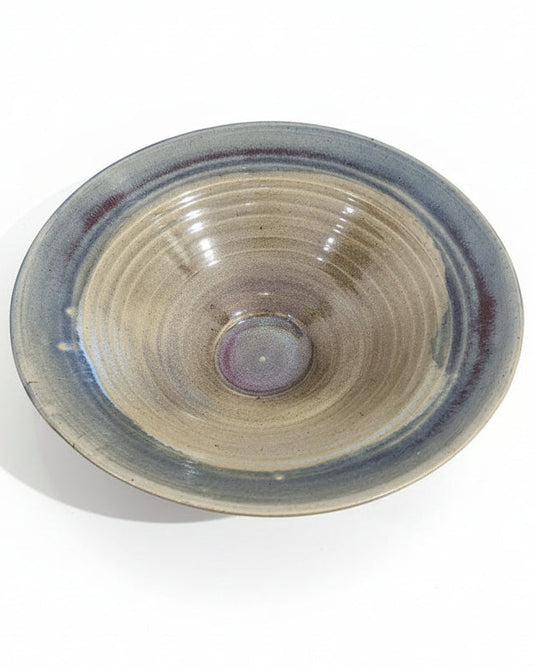 Fruit Bowl With Blue Rim