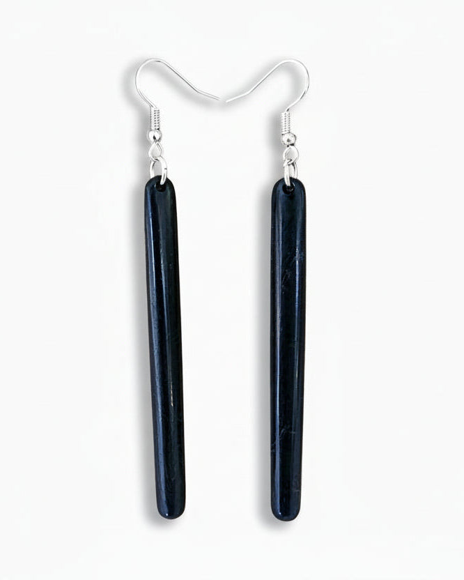 Pounamu Long Earrings
