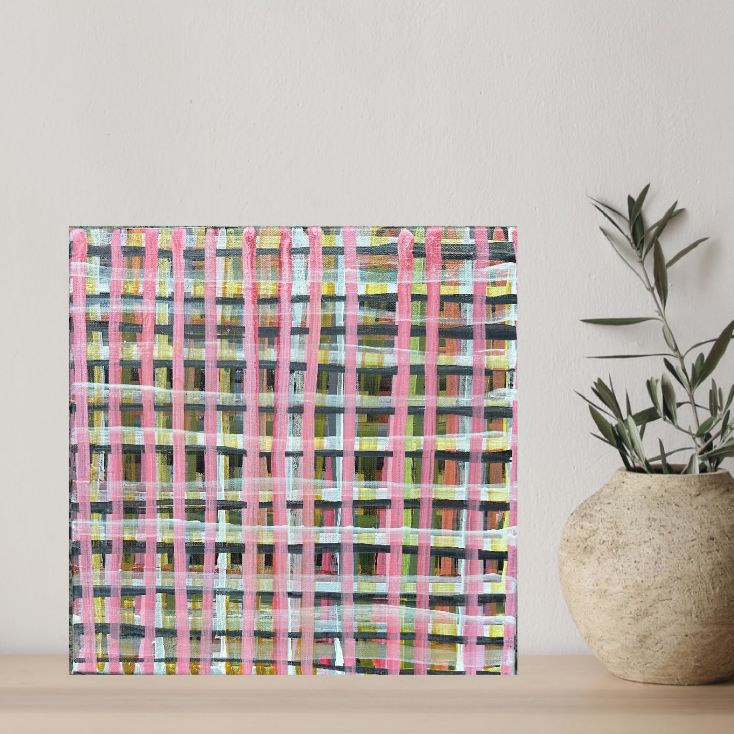 Gingham on Canvas 1