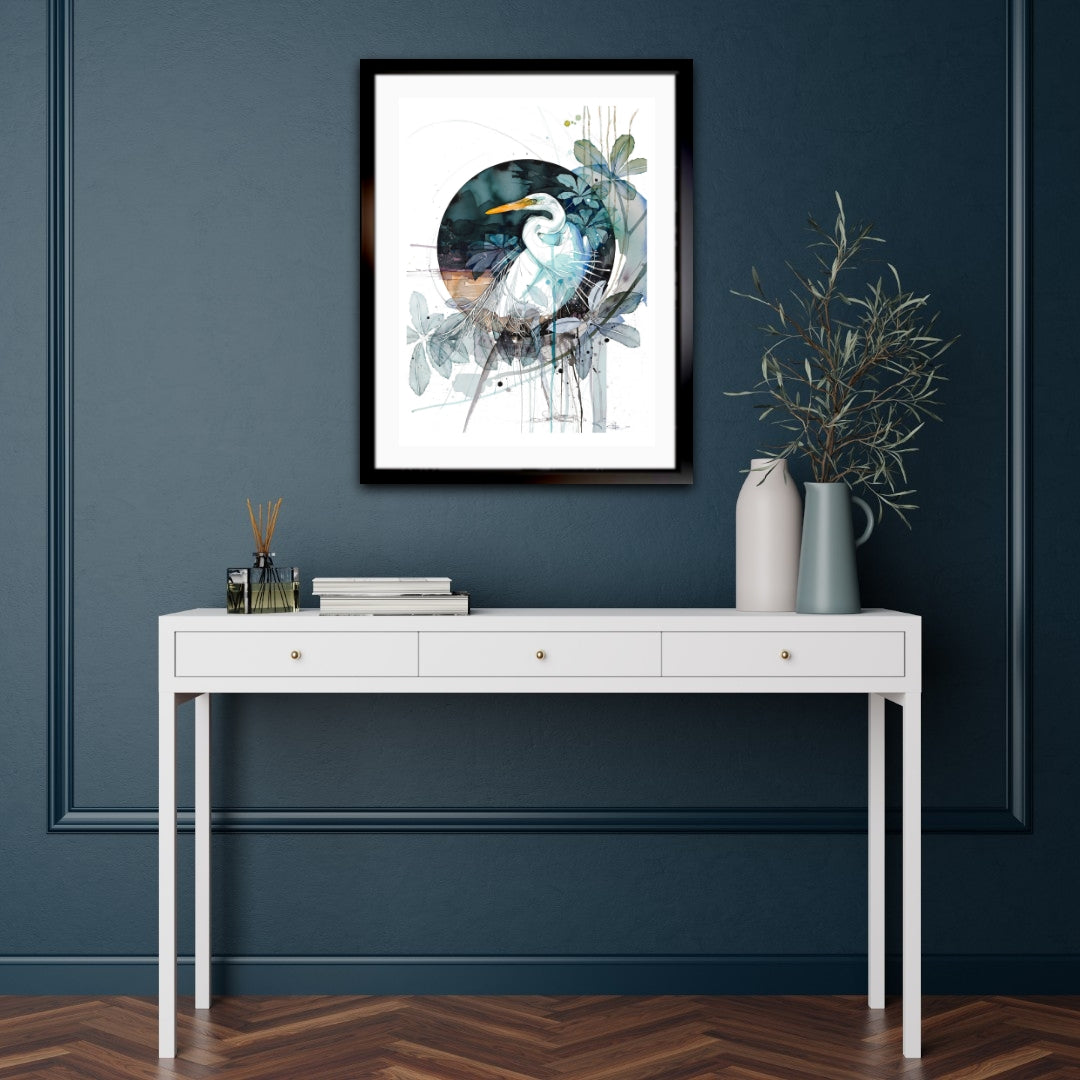 Kōtuku Midnight - Original Painting