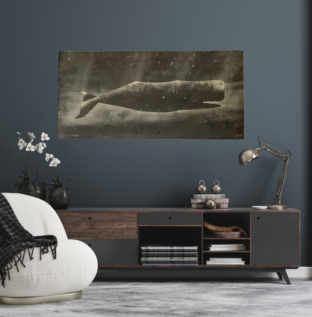 Sperm Whale Painting on Canvas