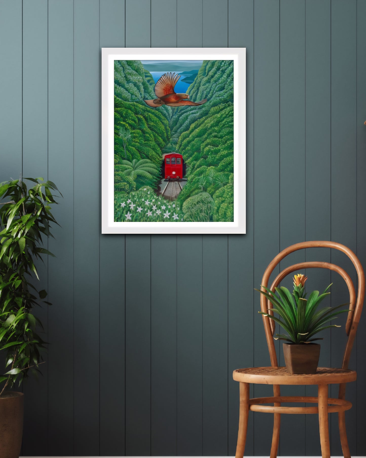Kākā & The Cable Car - Print