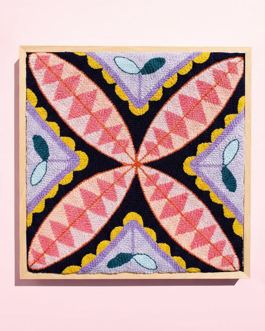 Foufou / Floral Head-Dress - Punch Needle