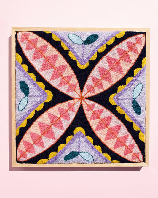 Foufou / Floral Head-Dress - Punch Needle