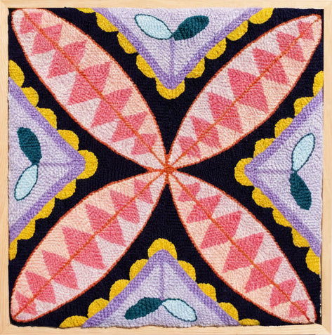 Foufou / Floral Head-Dress - Punch Needle