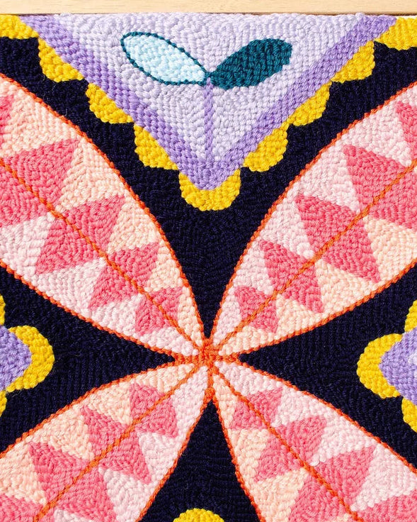 Foufou / Floral Head-Dress - Punch Needle