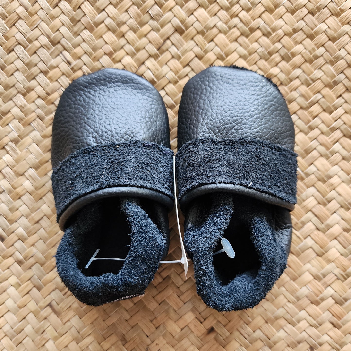 Baby Leather Moccasins 0 - 6 months