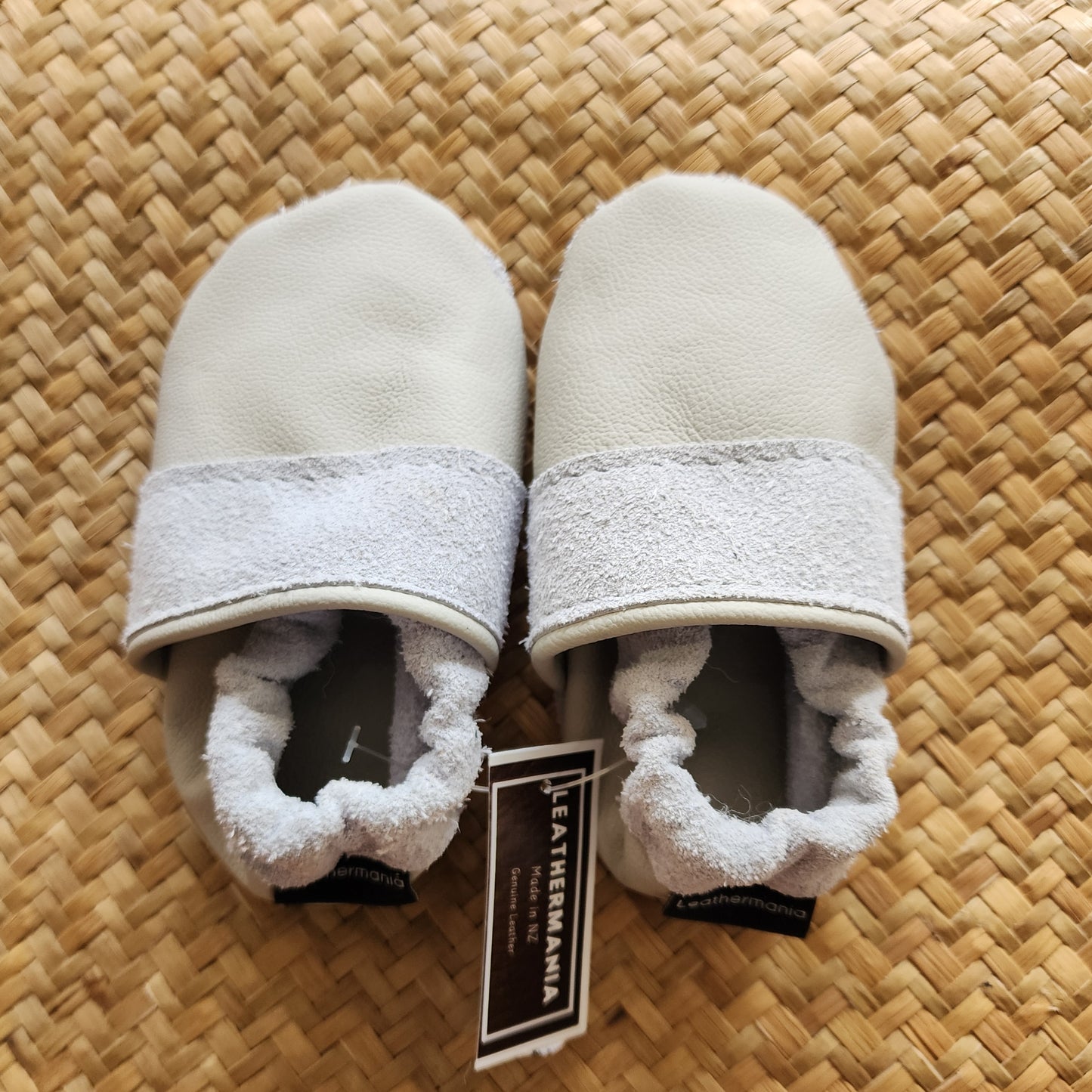 Baby Leather Moccasins 0 - 6 months