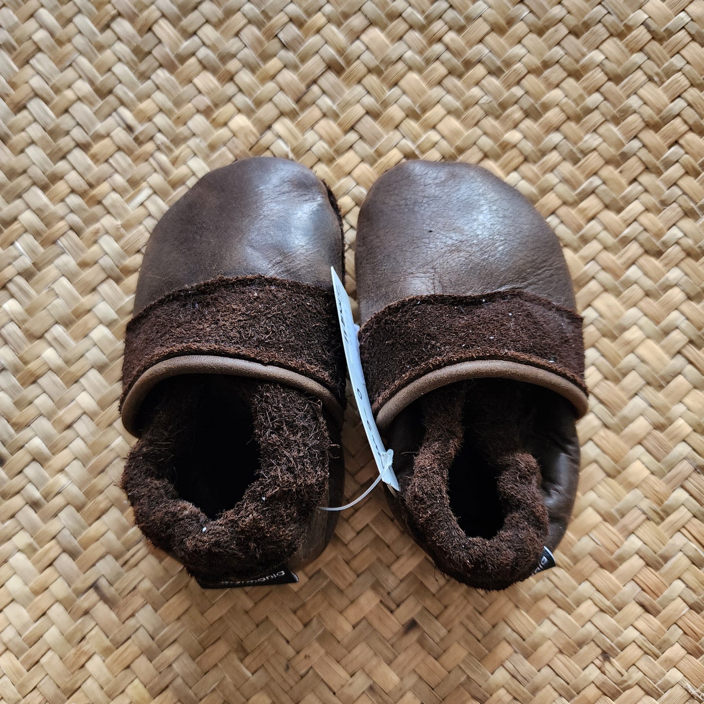 Baby Leather Moccasins 0 - 6 months