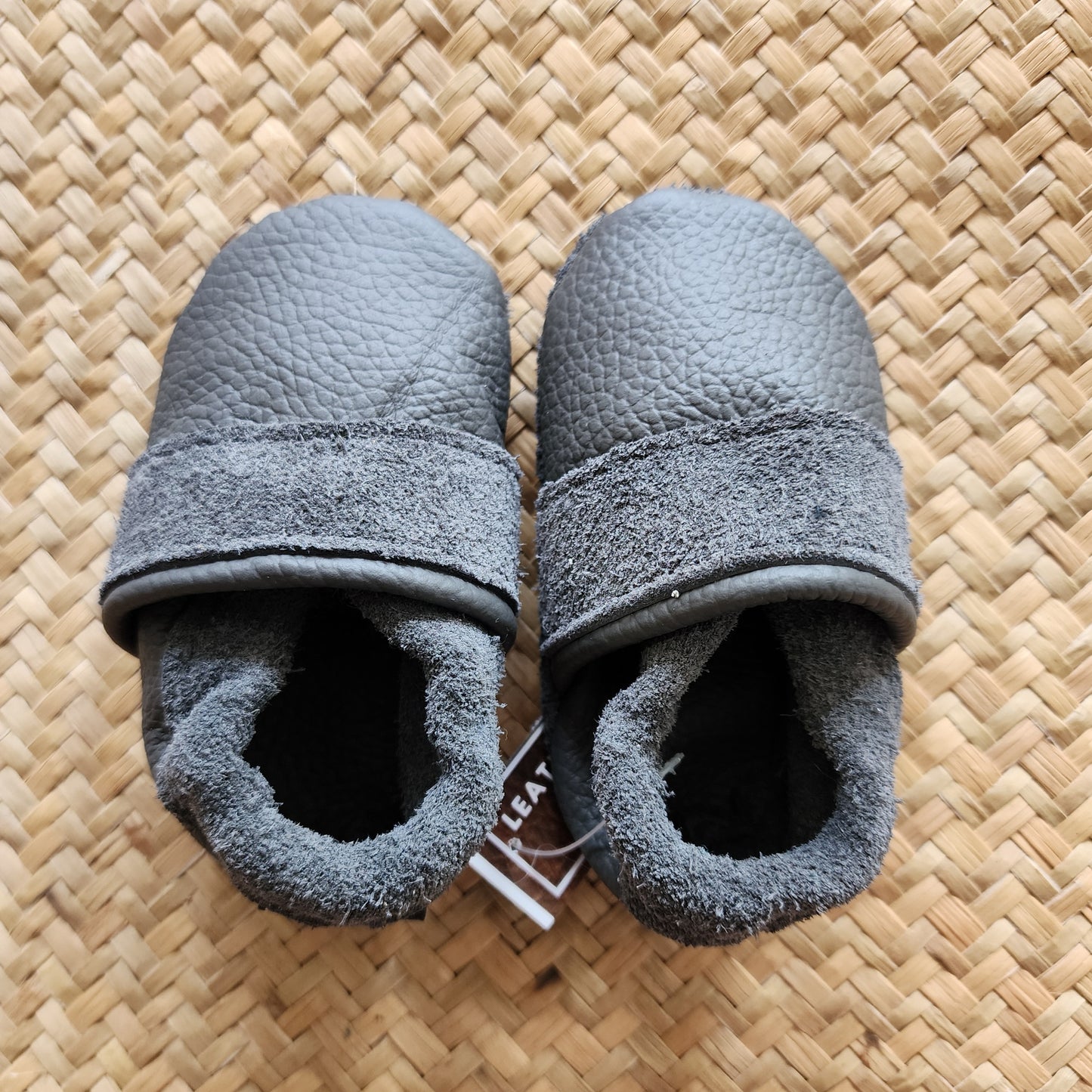 Baby Leather Moccasins 0 - 6 months