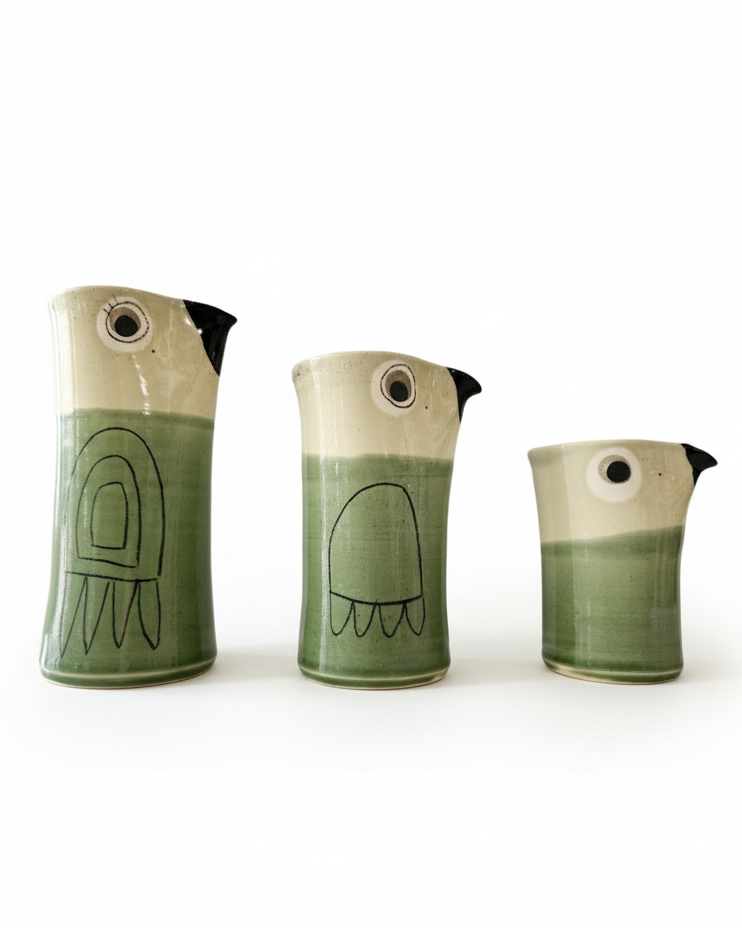Kea Kaivara Bird Jugs