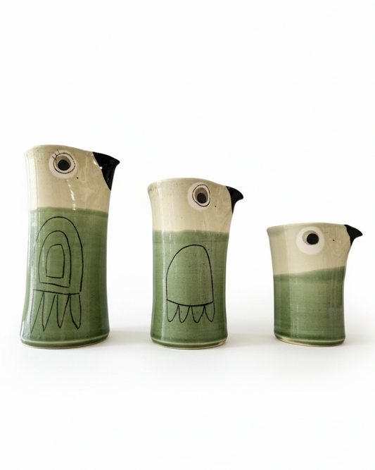Kea Kaivara Bird Jugs