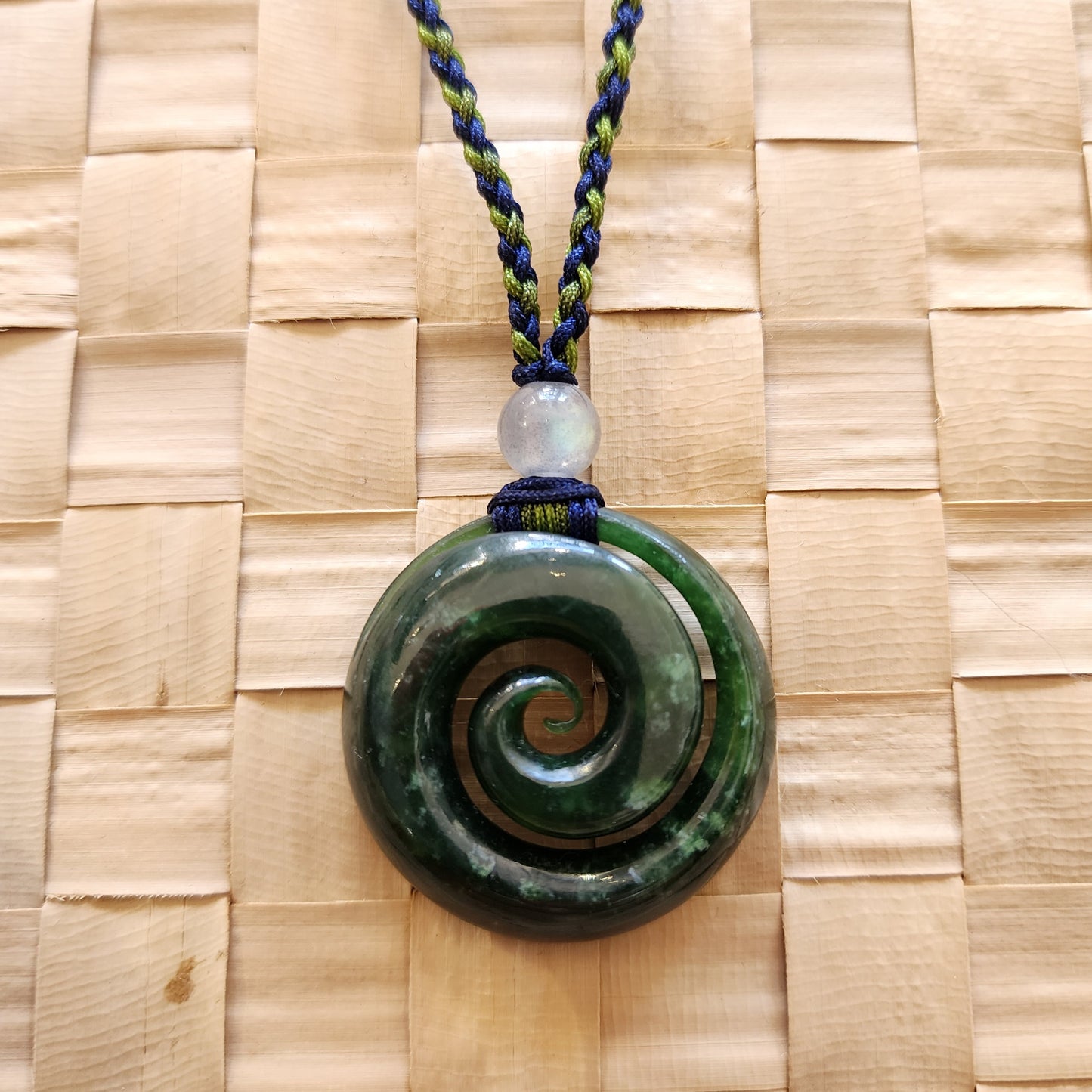 Koru with Labradorite bead