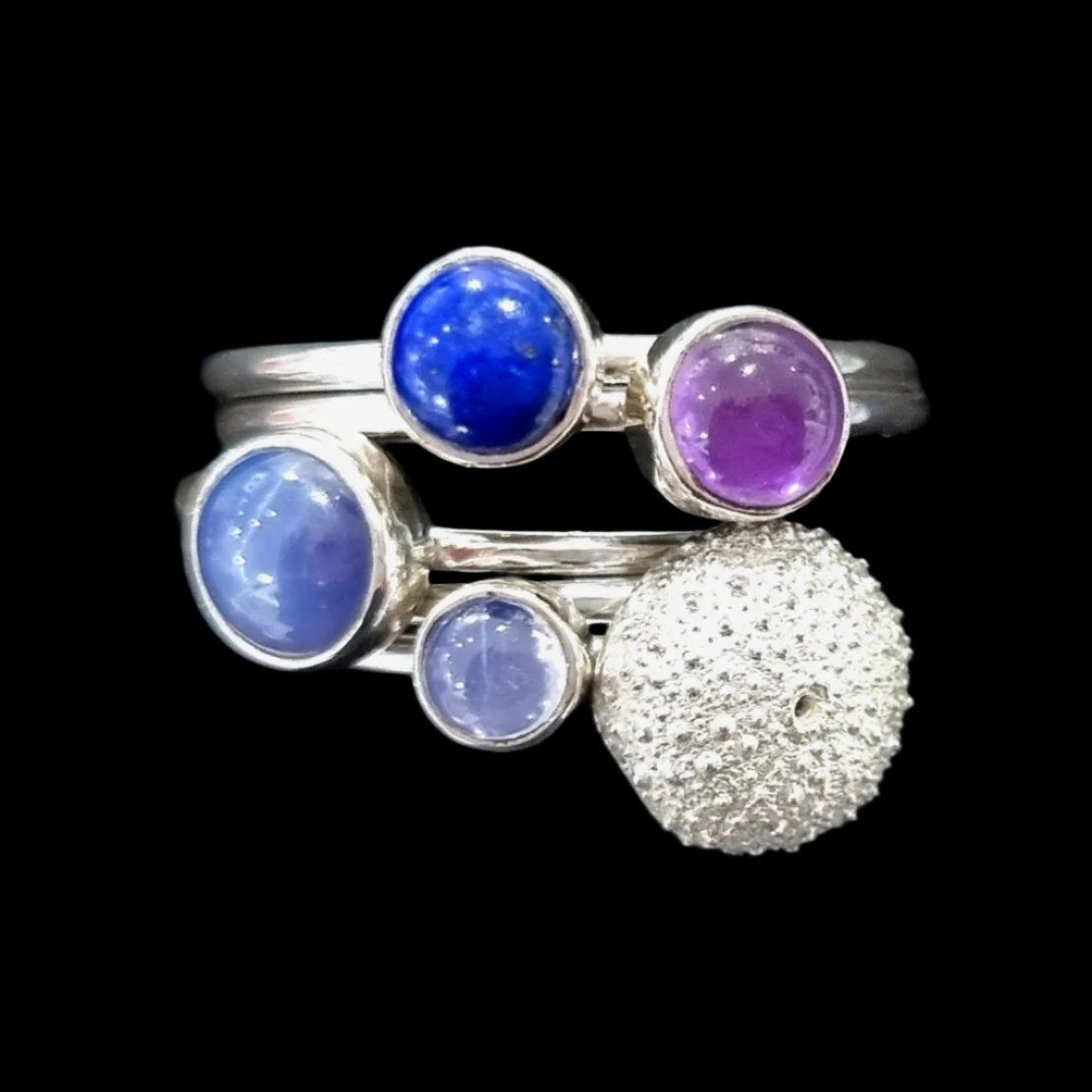 Kina ring with Gems - view collection